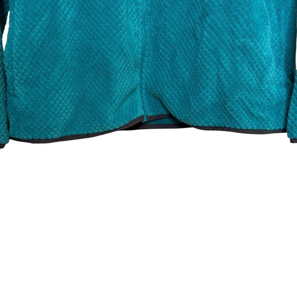 FILA‎ Sport Full Zip Plush Fleece Women's Green & Black Jacket Size XL - Picture 8 of 13